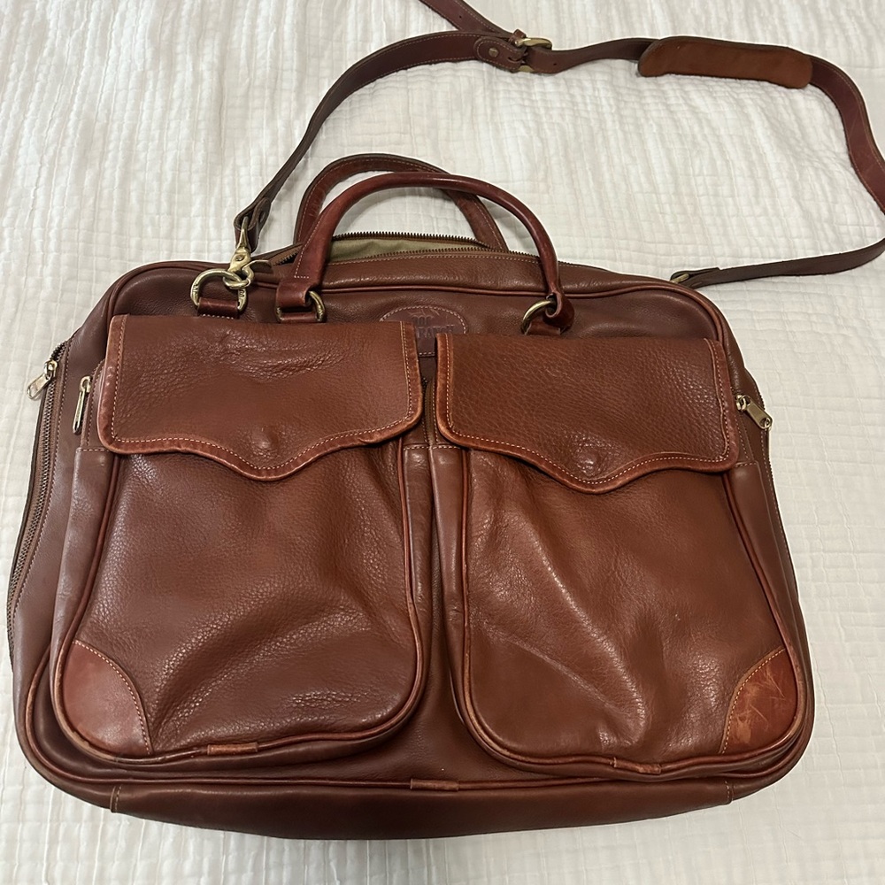 King Ranch Leather Briefcase